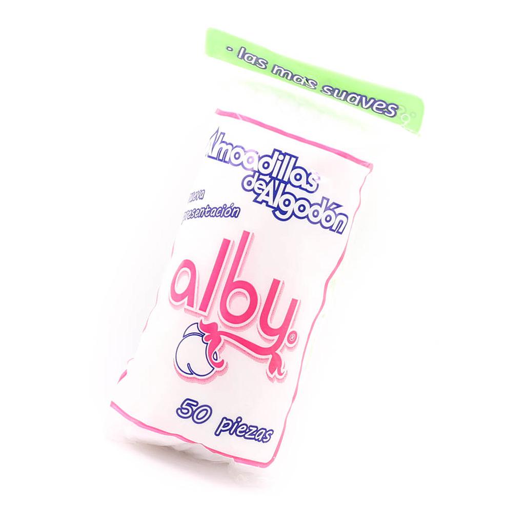 569251 Almohadilla facial Alby 50 pzas